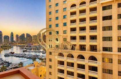 Apartment - 1 Bedroom - 2 Bathrooms for rent in East Porto Drive - Porto Arabia - The Pearl Island - Doha