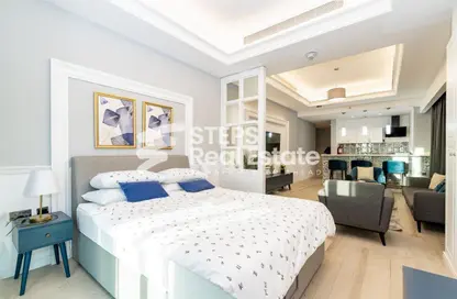 شقة - 1 حمام للايجار في ابراج بن الشيخ - المرقاب الجديد - الدوحة