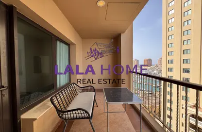 Apartment - 1 Bedroom - 2 Bathrooms for rent in Tower 28 - Porto Arabia - The Pearl Island - Doha