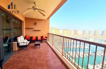 Apartment - 3 Bedrooms - 5 Bathrooms for rent in West Porto Drive - Porto Arabia - The Pearl Island - Doha