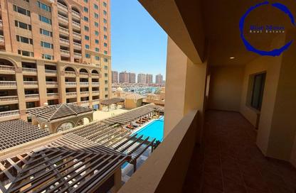 Apartment - 1 Bedroom - 2 Bathrooms for rent in West Porto Drive - Porto Arabia - The Pearl Island - Doha