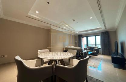 Apartment - 1 Bedroom - 2 Bathrooms for rent in West Porto Drive - Porto Arabia - The Pearl Island - Doha