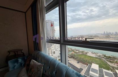 Apartment - 3 Bedrooms - 5 Bathrooms for rent in Seef Lusail Tower 1 - Seef Lusail - Lusail City - Lusail
