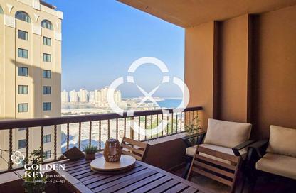 Apartment - 1 Bedroom - 2 Bathrooms for rent in East Porto Drive - Porto Arabia - The Pearl Island - Doha