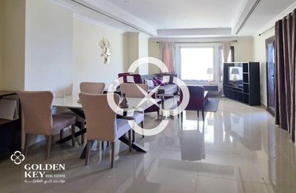 Apartment - 1 Bedroom - 2 Bathrooms for rent in East Porto Drive - Porto Arabia - The Pearl Island - Doha Apartment - 1 Bedroom - 2 Bathrooms for rent in East Porto Drive - Porto Arabia - The Pearl Island - Doha