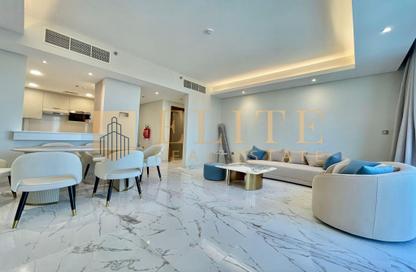 Apartment - 2 Bedrooms - 3 Bathrooms for rent in Marina Tower 02 - Marina District - Lusail