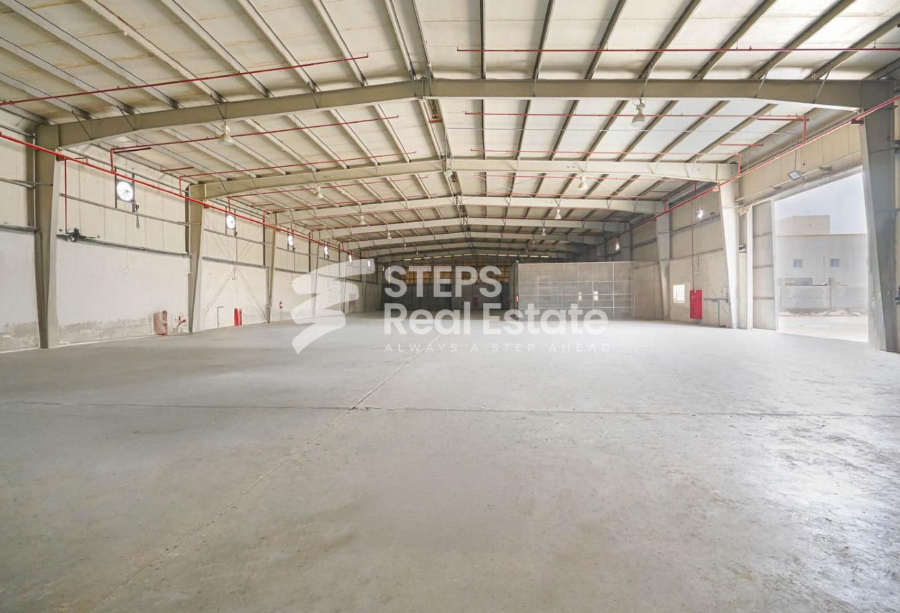 Spacious Warehouse for Rent in Industrial Area