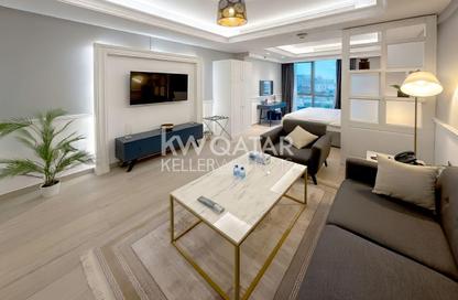 Apartment - Studio - 1 Bathroom for rent in Al Sadd Road - Al Sadd - Doha