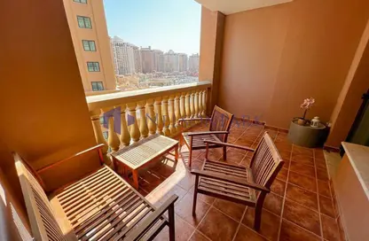 Apartment - 1 Bedroom - 2 Bathrooms for rent in West Porto Drive - Porto Arabia - The Pearl Island - Doha