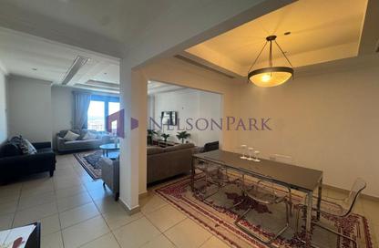 Apartment - 1 Bedroom - 2 Bathrooms for rent in Tower 24 - Porto Arabia - The Pearl Island - Doha