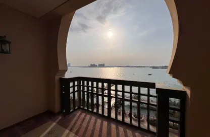 شقة - غرفة نوم - 2 حمامات للايجار في طريق بورتو الشرقي - بورتو أرابيا - جزيرة اللؤلؤة - الدوحة