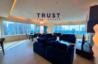 Apartment - 4 Bedrooms - 4 Bathrooms for rent in 44 Tower - West Bay - West Bay - Doha Apartment - 4 Bedrooms - 4 Bathrooms for rent in 44 Tower - West Bay - West Bay - Doha