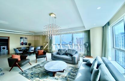 Apartment - 2 Bedrooms - 3 Bathrooms for rent in Lusail Marina Heights - Marina District - Lusail