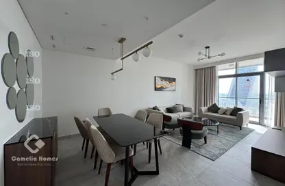 Apartment - 2 Bedrooms - 3 Bathrooms for rent in Lusail Marina Heights - Marina District - Lusail