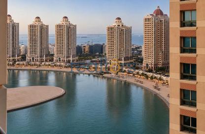 Apartment - Studio - 1 Bathroom for rent in Al Mutahidah Tower - Viva Bahriyah - The Pearl Island - Doha