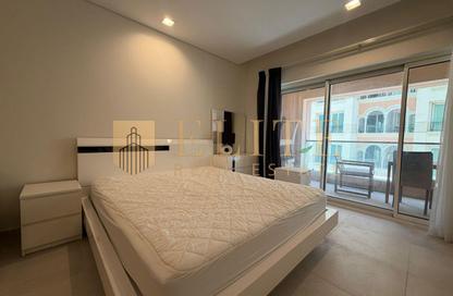 Apartment - Studio - 1 for rent in Tower 15 - Porto Arabia - The Pearl Island - Doha