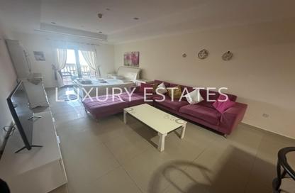 Apartment - Studio - 1 Bathroom for rent in West Porto Drive - Porto Arabia - The Pearl Island - Doha Apartment - Studio - 1 Bathroom for rent in West Porto Drive - Porto Arabia - The Pearl Island - Doha