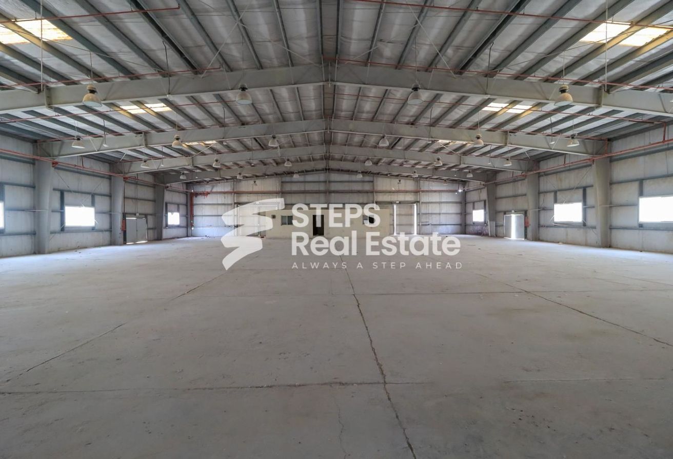 Steel Workshop with Rooms for Rent