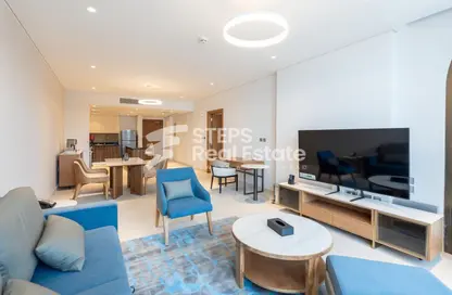 Apartment - 1 Bedroom - 2 Bathrooms for rent in La Plage South - La Plage - The Pearl Island - Doha Apartment - 1 Bedroom - 2 Bathrooms for rent in La Plage South - La Plage - The Pearl Island - Doha