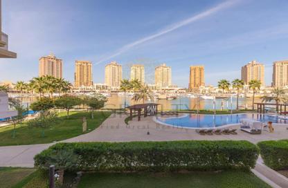 Apartment - 1 Bedroom - 2 Bathrooms for rent in East Porto Drive - Porto Arabia - The Pearl Island - Doha