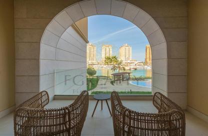 Apartment - 1 Bedroom - 2 Bathrooms for rent in East Porto Drive - Porto Arabia - The Pearl Island - Doha Apartment - 1 Bedroom - 2 Bathrooms for rent in East Porto Drive - Porto Arabia - The Pearl Island - Doha