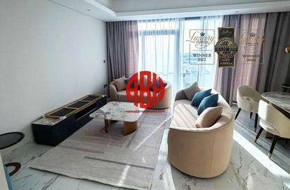 Apartment - 2 Bedrooms - 3 Bathrooms for rent in Lusail Marina Heights - Marina District - Lusail