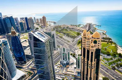 Office Space - Studio - 1 Bathroom for rent in Palm Tower B - Palm Towers - West Bay - Doha