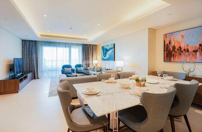 Apartment - 3 - 4 for rent in Abraj Bay - Abraj Quartiers - The Pearl Island - Doha