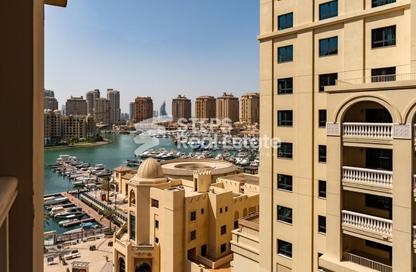 Apartment - 1 Bedroom - 2 Bathrooms for rent in West Porto Drive - Porto Arabia - The Pearl Island - Doha Apartment - 1 Bedroom - 2 Bathrooms for rent in West Porto Drive - Porto Arabia - The Pearl Island - Doha
