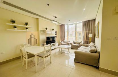Apartment - 2 Bedrooms - 3 Bathrooms for rent in Lusail Marina Heights - Marina District - Lusail