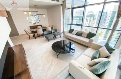 Apartment - 2 Bedrooms - 4 Bathrooms for rent in Lusail Marina Heights - Marina District - Lusail