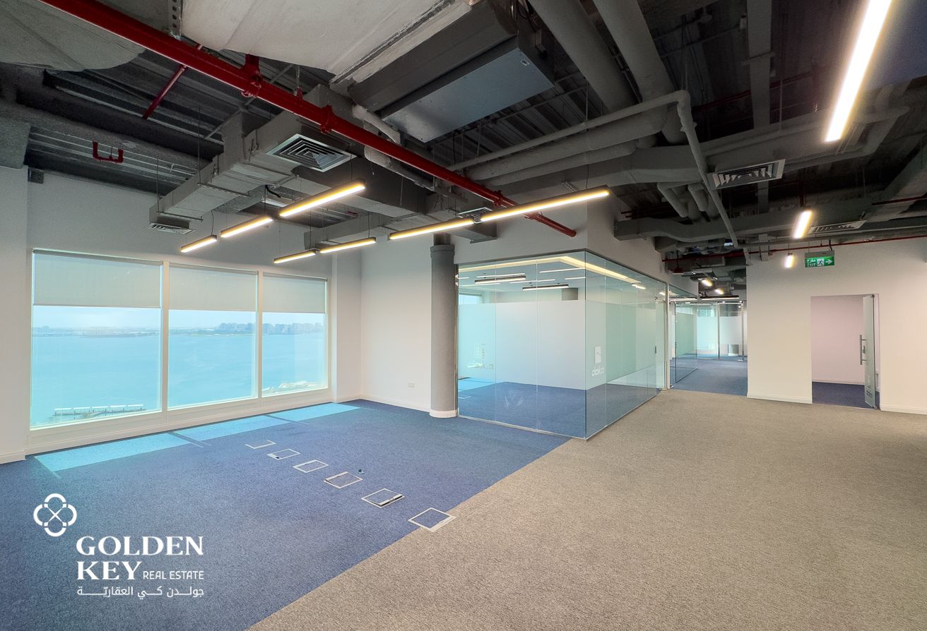 Full-Floor Office w/ Stunning Sea View in West Bay
