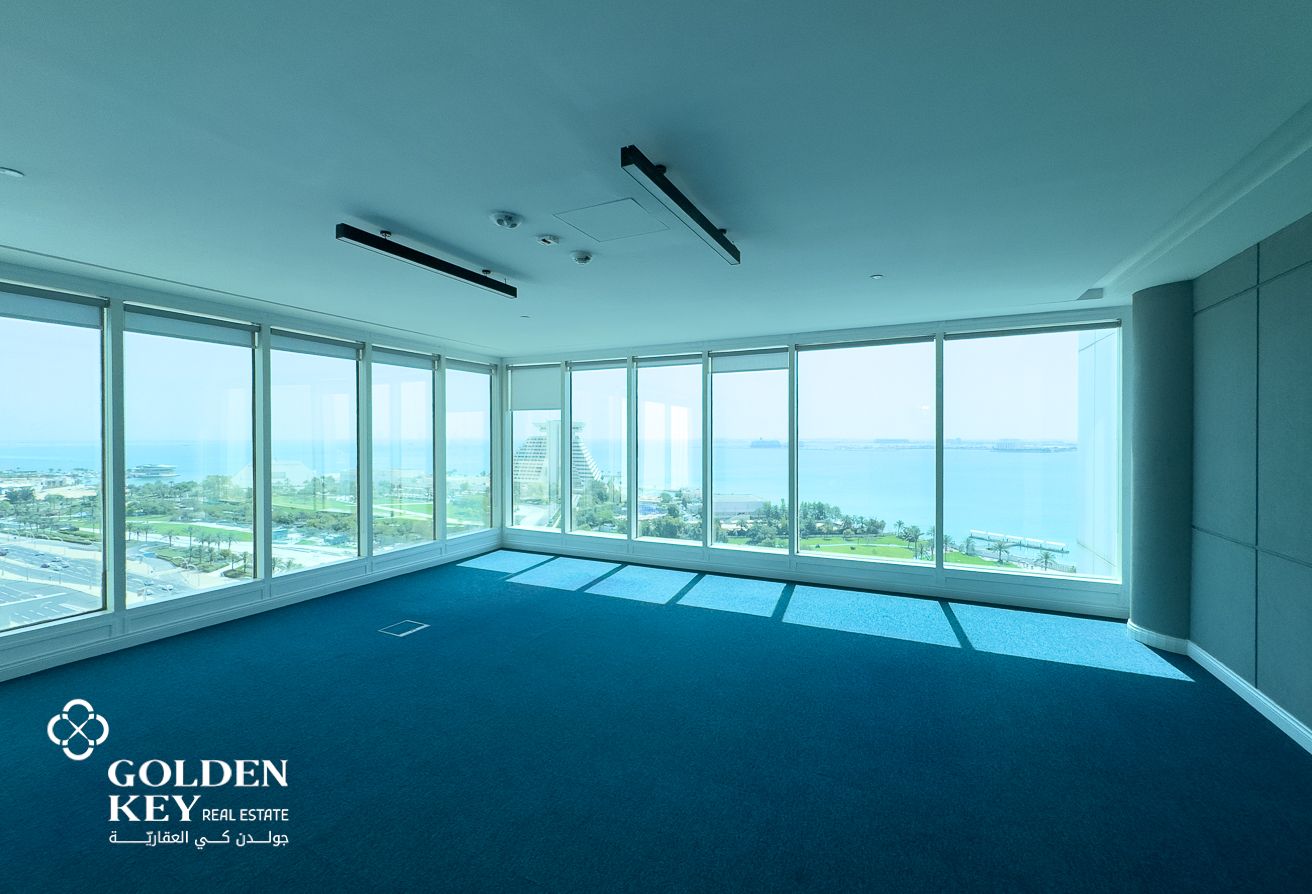 Full-Floor Office w/ Stunning Sea View in West Bay