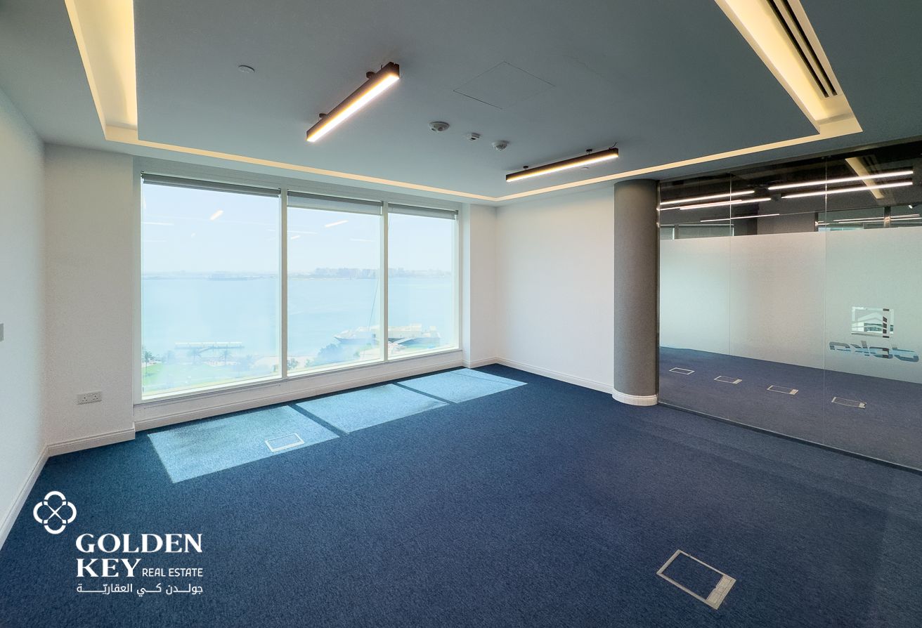 Full-Floor Office w/ Stunning Sea View in West Bay