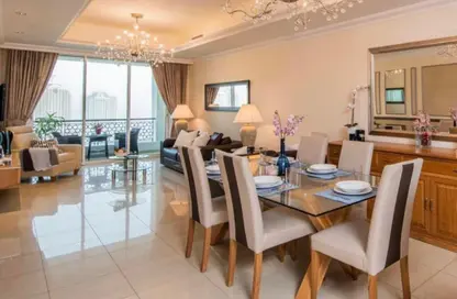 Apartment - 1 Bedroom - 2 Bathrooms for rent in Bilal Pearl Suites - Viva Bahriyah - The Pearl Island - Doha