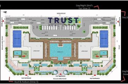 Apartment - 2 Bedrooms - 2 Bathrooms for sale in The Gate by MK Residence - Fox Hills - Lusail