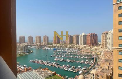 Apartment - 1 Bedroom - 2 Bathrooms for rent in East Porto Drive - Porto Arabia - The Pearl Island - Doha