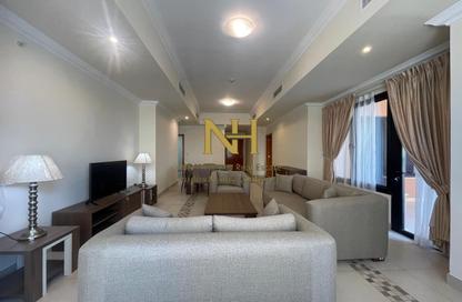 Apartment - 1 Bedroom - 2 Bathrooms for rent in East Porto Drive - Porto Arabia - The Pearl Island - Doha