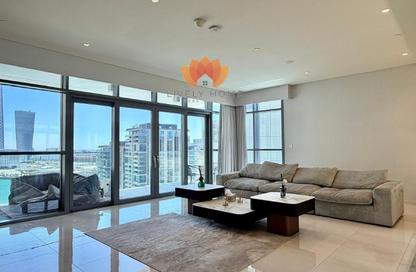 Apartment - 1 Bedroom - 2 Bathrooms for rent in Seef Lusail Tower 1 - Seef Lusail - Lusail City - Lusail