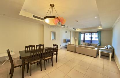 Apartment - 1 - 2 for rent in West Porto Drive - Porto Arabia - The Pearl Island - Doha