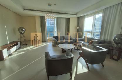 Apartment - 2 - 3 for rent in Lusail Marina Heights - Marina District - Lusail