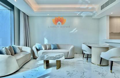 Apartment - 2 Bedrooms - 3 Bathrooms for rent in Lusail Marina Heights - Marina District - Lusail