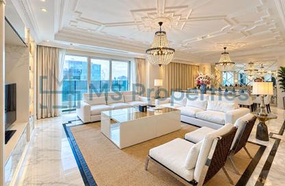 Penthouse - 4 - 6 for rent in West Bay Tower - West Bay - West Bay - Doha