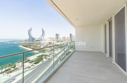 Apartment - 2 Bedrooms - 3 Bathrooms for rent in Jawharat Lusail - Marina District - Lusail