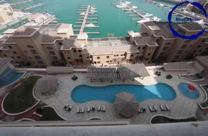 Apartment - 2 Bedrooms - 3 Bathrooms for rent in East Porto Drive - Porto Arabia - The Pearl Island - Doha