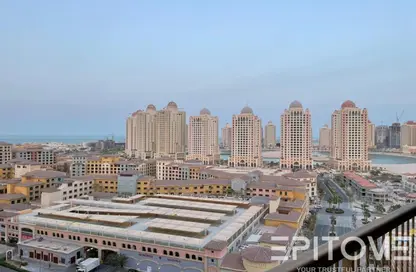 Apartment - 1 Bedroom - 2 Bathrooms for rent in East Porto Drive - Porto Arabia - The Pearl Island - Doha