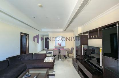 Apartment - 1 Bedroom - 2 Bathrooms for rent in Tower 13 - Porto Arabia - The Pearl Island - Doha