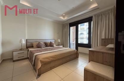 Apartment - 1 Bedroom - 2 Bathrooms for rent in West Porto Drive - Porto Arabia - The Pearl Island - Doha