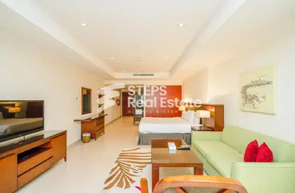 Apartment - Studio - 1 Bathroom for rent in West Porto Drive - Porto Arabia - The Pearl Island - Doha