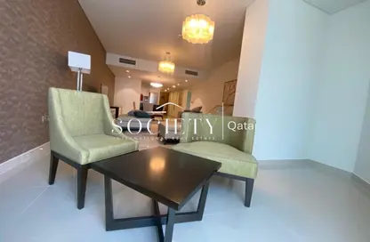 Apartment - 2 Bedrooms - 3 Bathrooms for rent in Burj DAMAC Marina - Marina District - Lusail